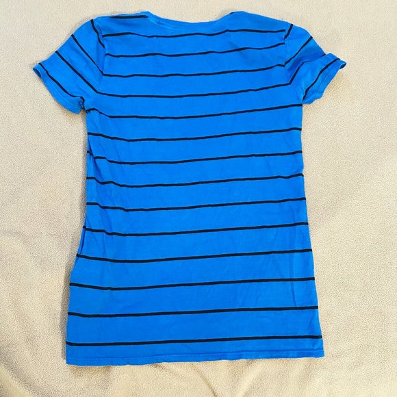 Lucky XS Blue striped t-shirt - Picture 1 of 6